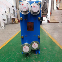 Échangeur de chaleur à plaques en acier inoxydable 316L détachable, prix usine, 22-132 GPM, joint EPDM/NBR, haute économie d'énergie