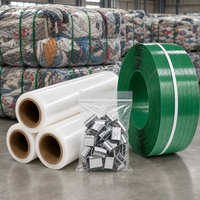 Kit d'emballage YISHI pour entrepôt de recyclage : Film étirable + Ensemble de cerclage – Outils complets pour vêtements usagés