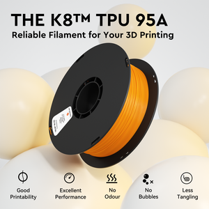 Filament KEXCELLED <span class=keywords><strong>TPU</strong></span> 95A 85A 70A <span class=keywords><strong>60A</strong></span> 64D 1,75 mm 2,85 mm Flexible Élastique Matériel d'impression 3D 40 couleurs Rouleau de 1 kg 5 kg - Product Image 2