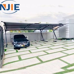 Abri de voiture en acier galvanisé robuste 20x30, style simple, protection UV, <span class=keywords><strong>garage</strong></span> pour voiture, <span class=keywords><strong>bois</strong></span> traité sous pression naturel - Product Image 2