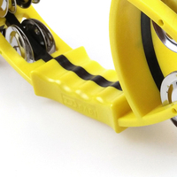 Handheld Percussion Rhythm Instrument Children Toy Fish Shaped Hand Rattles Bell Tambourines