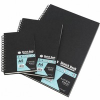 Keep Smiling Art Supplies, 80 feuilles, recyclé, fabricant sur mesure, carnet de croquis A4 à spirale pour artistes, dessin