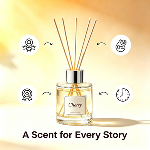 Diffuseur de parfum à bâtonnets de <span class=keywords><strong>cerisier</strong></span> premium à diffusion lente, arôme longue durée pour salle de bain, chambre à coucher, décoration intérieure, éliminateur d'odeurs - Product Image 3