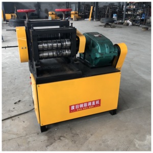 Fully Automatic Used Steel <strong>Scrap</strong> Straightening Machine 6-14mm Recycling Iron Wire Rod <strong>Rebar</strong> Straight - Product Image 3