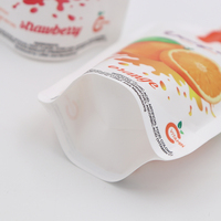 Pochette Doypack en plastique PET/PP avec bec verseur pour emballage de boissons, jus, eau, lait, yaourt, liquides, aliments pour bébés et gelée