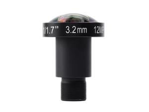 WS1603212 Objectif haute résolution M12 12MP, 160 °   FOV 3,2 mm Longueur focale compatible avec Raspberry Pi Caméra de haute qualité M12 K572 - Product Image 1