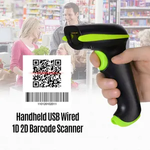 Wireless Bluetooth Barcode Scanner 1D 2D QR For Android IOS Windows Mac Bar Code Reader Scanner With Waterproof
