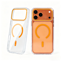 Étui de téléphone magnétique antichoc de luxe, coque de protection antichoc avec recharge sans fil pour iPhone 18 17 16 15 14 13 Pro Max
