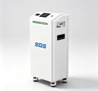 Stock UE Active Balance Seplos Smart BMS3.0 16kWh 51.2V 314Ah Modèle L1 Pack de batteries LiFePO4 sur roues pour système de stockage d'énergie domestique