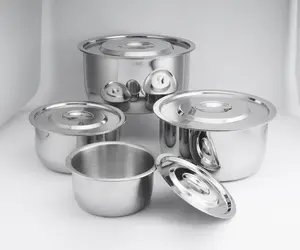 Factory Directly stainless-steel 14/16/18/20/22/24/26/28/30/32/34/36cm Kitchen Salad Bowls Stainless Steel Mixing Bowl