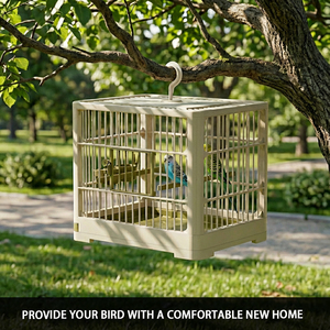 Hotselling Vogelhuis Vogelvolière Grote Ruimte Ademende Vogelwandelsysteem Buiten Draagbaar Kijkplezier - Product Image 5