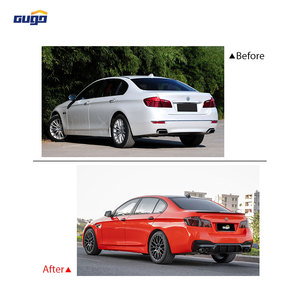 GUGO 2011-2017 pour BMW 5 SERIES Bodykit Mise à niveau vers 2021-2023 M5 MODÈLE Nouveau pare-chocs avant et arrière et garde-boue en plastique PP - Product Image 3