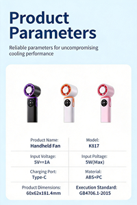 Mini-ventilateur portable rechargeable d'été en gros, petit ventilateur de poche électrique USB - Product Image 6