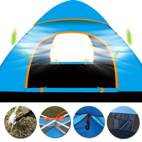 Daiwuddy-tente de Camping automatique secondes, tente familiale légère, avec Protection contre les UV, coupe-vent, Pop Up instantanée, pour 3 à 4 personnes