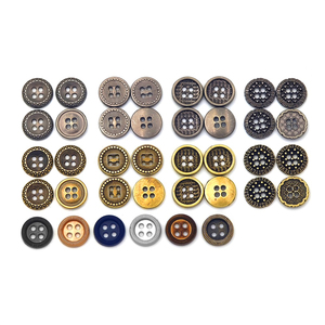Phụ Kiện May Mặc Biểu Tượng Tùy Chỉnh Quần Áo Quần Áo Godl 15Mm May Kim Loại Chân <span class=keywords><strong>2</strong></span> Kẽm Hợp Kim <span class=keywords><strong>4</strong></span> Lỗ Nút Cho Quần Áo Quần Áo - Product Image 2