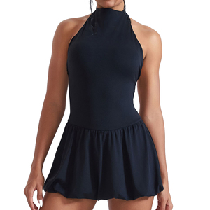 Vestido Deportivo Casual de Secado Rápido para Mujer, con Cuello Alto y Falda de Yoga Acampanada para Tenis y Golf - Product Image 4