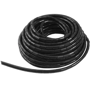 Gaine de câble en spirale transparente/noire pour l'organisation des fils, <span class=keywords><strong>tube</strong></span> de protection 4-30mm - Product Image 1