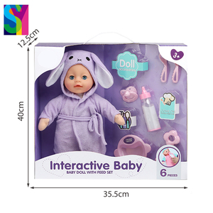Ensembles de poupées <span class=keywords><strong>SY</strong></span> avec poupée interactive pour bébé pour enfants, ensemble de nourriture et ensemble de poupée sonore, jouet - Product Image 6