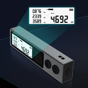 Télémètre laser professionnel à grand écran numérique avec diffusion vocale et mesure en mètres - Product Image 2