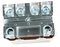 Relais de puissance RGF DPST avec bouton de test poussoir 25A 120V, protection IP54, connexion rapide, bornes à vis, contacts en alliage d'argent, CCC/CE