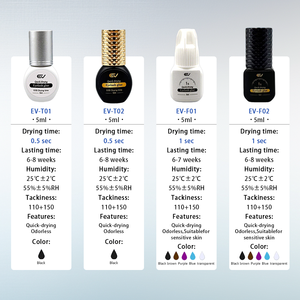 Pegamento para Extensión <span class=keywords><strong>de</strong></span> Pestañas Profesional <span class=keywords><strong>de</strong></span> 5 ml, Secado Rápido <span class=keywords><strong>de</strong></span> 1-2 Segundos, Larga Duración, Personaliza tu Logotipo - Product Image 3