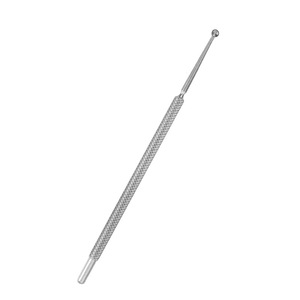 Raspador quirúrgico oftálmico de doble cabezal para la eliminación de verrugas, herramienta para la glándula de Meibomio, instrumento metálico para uso doméstico en dermatología - Product Image 1