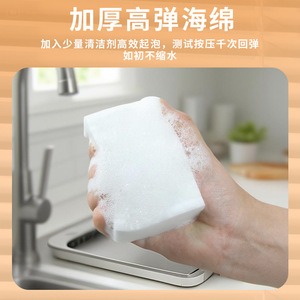 Esponjas de limpieza comprimidas rectangulares Blueport Nano para eliminar manchas de ollas y sartenes - Product Image 5