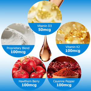 OEM Buy Bulk High Quality Turmeric <b>Liquid</b> Drops Immune Bone Health Support Health Contains <b>Vitamin</b> D3 and <b>Vitamin</b> K2 - Product Image 4