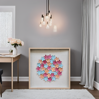 Vente en gros Boîte d'ombre encadrée en plastique étanche écologique Peinture décorative Art pour la décoration intérieure