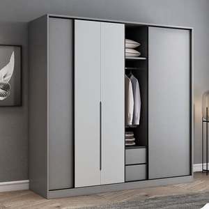 Armarios Empotrados de Diseño Más Reciente, Muebles de Dormitorio, Armarios de MDF con Puerta Corredera - Product Image 6