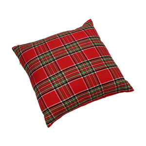 Cojín Decorativo Navideño Clásico <span class=keywords><strong>a</strong></span> Cuadros Rojos, Tejido Suave, Agradable al Tacto, Lavable, Decoración Festiva para el Hogar, Funda para Cojín de Sofá - Product Image 3