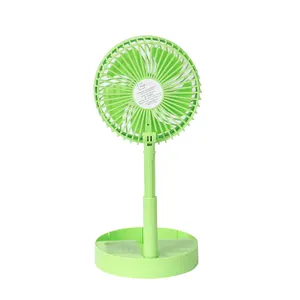 5v Li-on Battery Plastic Rechargeable Quiet Cooling Wireless Folding Fan Desktop DC Table Fan portable Electric Fan