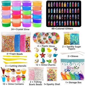 Kit Educativo Popular para Hacer Slime, Accesorios Brillantes No Tóxicos, Ideas de Regalo de Cumpleaños para Niñas y Niños - Product Image 3