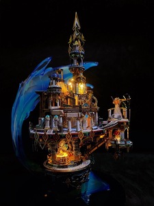 Mu 3D kim loại câu đố giá tốt nhất Atlantis kim loại mô hình Bộ dụng cụ tùy chỉnh xây dựng kiến trúc bị mất Thế Giới não trêu ghẹo trang trí nội thất Quà Tặng - Product Image 5