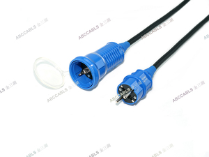 Cable de Extensión de Alimentación Industrial con Conector Impermeable EU IEC, Macho y Hembra, Resistente, OFC, 3m, 3*2.5mm² - Product Image 2