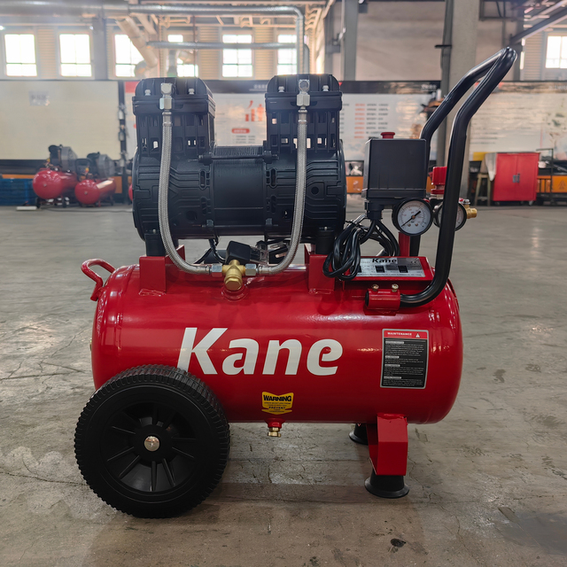 Lubricated Portable Air Cooled Screw Air Compressor 24L 220v/110v AC Powered Motor Pump Factory Direct Sales