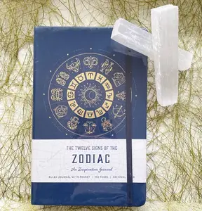 Lock Closure Const ellation Astrologie Horoskop Notepad 12 Zodiac Notebook Vintage Leder Reise journale A5 A6