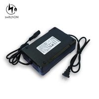 Chargeur de batterie au lithium 54,6 V 3 A en stock, en promotion, pour batteries 13S 48,1 V 48 V, avec protection OTP, indicateur LED et garantie de 36 mois