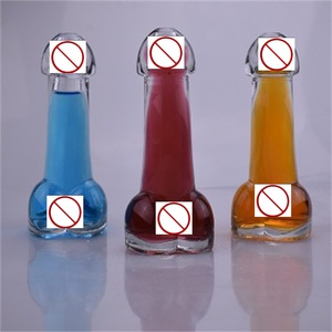 Bouteille à liqueur en verre en forme de pénis de 80 ml, verres à spiritueux, articles de bar, bouteille à boire, verre à cocktail, verre à vin, verre à champagne, verre à shot - Product Image 3