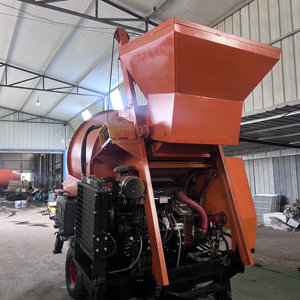 Chất lượng cao nóng bán mini Trailer dòng máy bơm bê tông Giá Máy trộn bê tông với máy bơm - Product Image 4