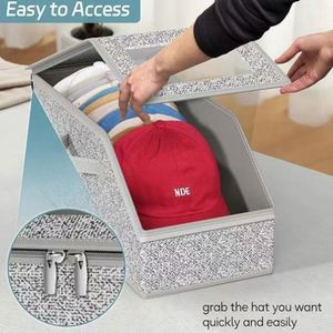 Caja de Almacenamiento Plegable Moderna de Tela Oxford para Dormitorio, Baño, Comedor y Sala de Estar - Mueble Duradero para Ahorrar Espacio en el Hogar - Product Image 5