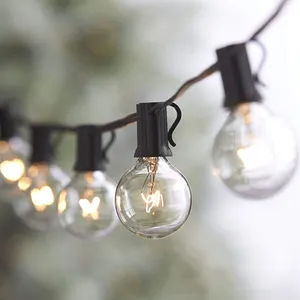 Reehand eu220v <span class=keywords><strong>G4</strong></span> đèn vonfram vòng hoa 50ft LED Rèm chuỗi ánh sáng Cổ Tích IP44 ấm trắng sân vườn sân khấu tiệc lễ hội 1 năm - Product Image 1