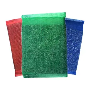 Hochwertiges Mesh Dish washing Sponge Scheuer schwamm Kratz feste Wasch schwämme Küchen reinigungs schwämme für Geschirr Topf pfanne