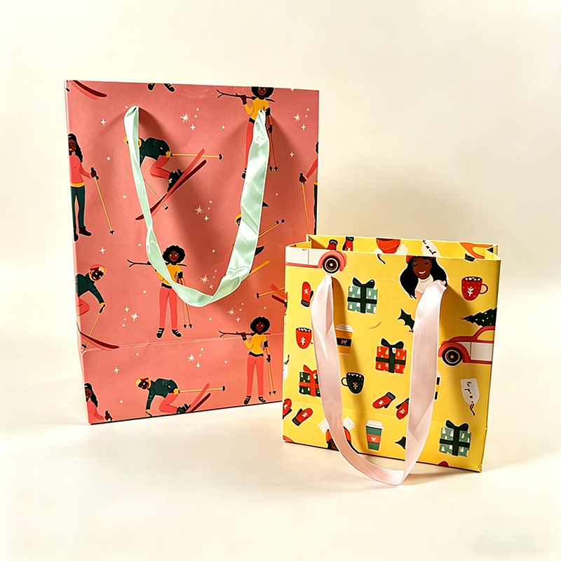 Holiday Themed Gift Bag Set 3
