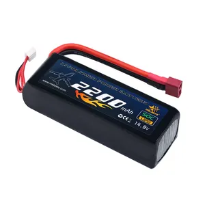 Melasta 14.8v 2200mah 25c 4s Airsoft Lipo batteria con connettore Deans -T per batterie Hobby irsoft Rc