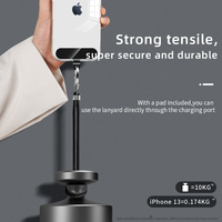 Lanière universelle en nylon pour téléphone portable, sangle de cou réglable en polyester, chaîne de charme, bandoulière compatible avec les smartphones complets