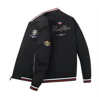 Vente en gros Blousons bombardier personnalisés pour hommes Blouson bombardier de vol pour hommes