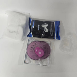 Respirador KN95 Reutilizable Hecho en China con Válvula de Exhalación, Máscara de Silicona Antipolvo de Cobertura Facial Completa para Gases Orgánicos - Product Image 6