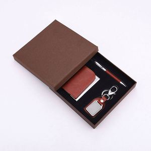 High Quality <b>Personalized</b> Ready to Ship Name Card Holder <b>Keychain</b> Pen for Wholesale Promotional Luxury Corporate Gift Set Items - Product Image 2