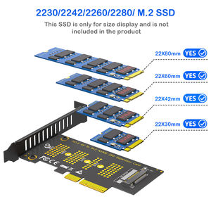 <span class=keywords><strong>M</strong></span>.2 محول من ssssme إلى PCI-E بطاقة توسيع gff <span class=keywords><strong>M</strong></span>.2 مفتاح <span class=keywords><strong>M</strong></span> NVME SSD إلى بطاقة توسيع PCI-E 4X متوافقة - Product Image 3